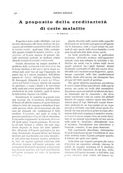 Difesa sociale rivista di igiene, previdenza ed assistenza