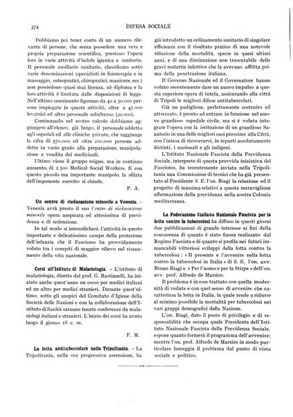 Difesa sociale rivista di igiene, previdenza ed assistenza