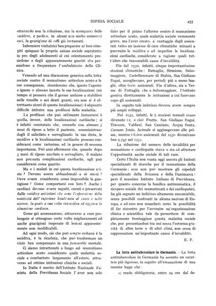 Difesa sociale rivista di igiene, previdenza ed assistenza