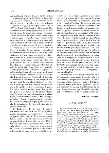 Difesa sociale rivista di igiene, previdenza ed assistenza