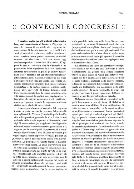 Difesa sociale rivista di igiene, previdenza ed assistenza