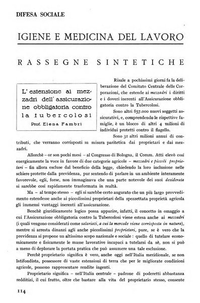 Difesa sociale rivista di igiene, previdenza ed assistenza