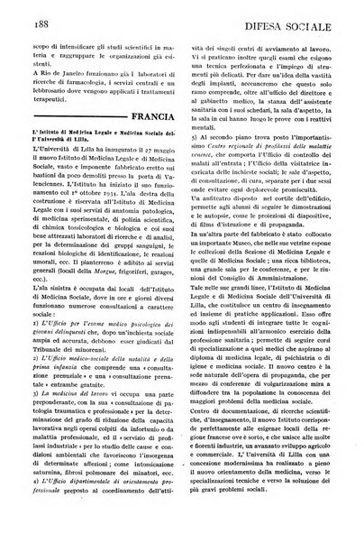 Difesa sociale rivista di igiene, previdenza ed assistenza