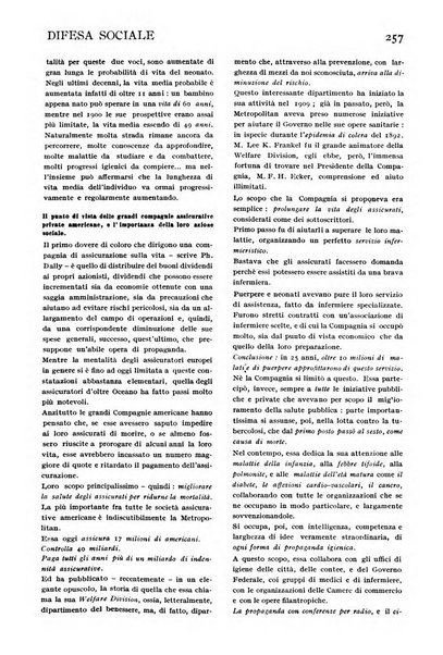 Difesa sociale rivista di igiene, previdenza ed assistenza