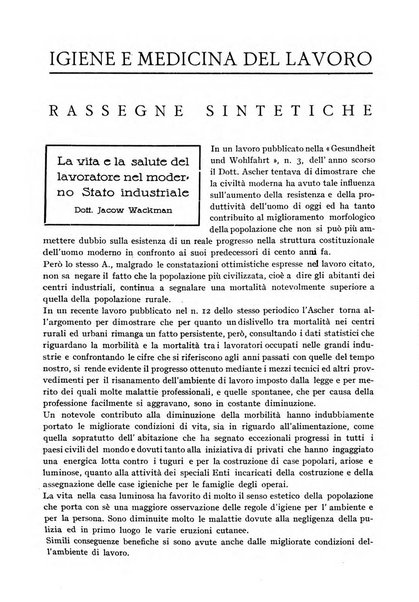 Difesa sociale rivista di igiene, previdenza ed assistenza