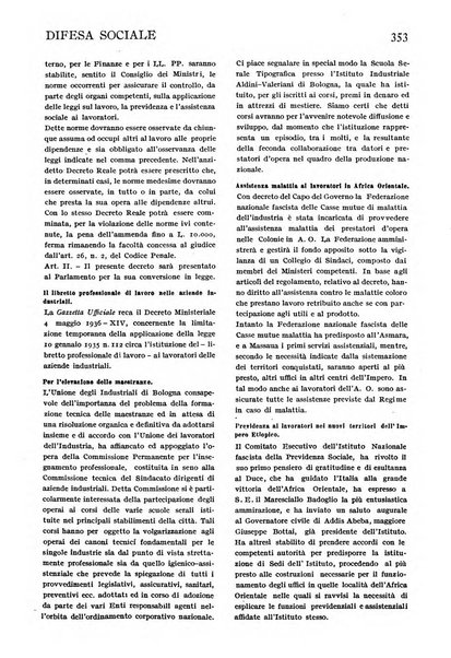 Difesa sociale rivista di igiene, previdenza ed assistenza