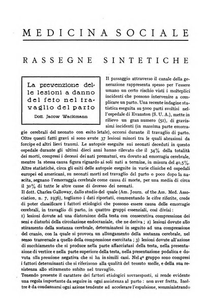 Difesa sociale rivista di igiene, previdenza ed assistenza