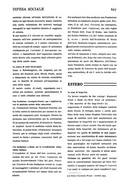 Difesa sociale rivista di igiene, previdenza ed assistenza