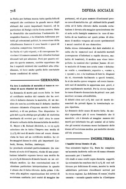 Difesa sociale rivista di igiene, previdenza ed assistenza