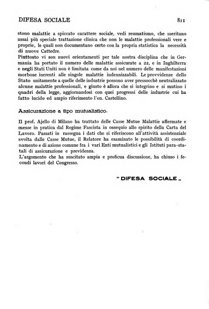 Difesa sociale rivista di igiene, previdenza ed assistenza