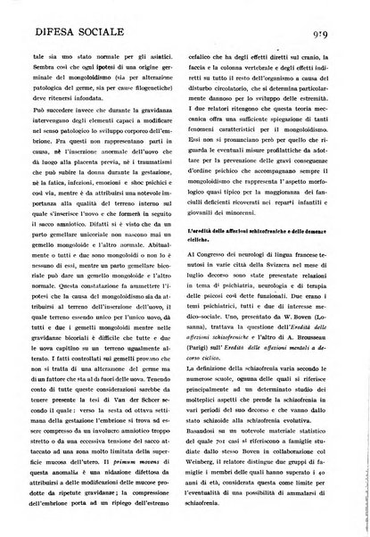 Difesa sociale rivista di igiene, previdenza ed assistenza