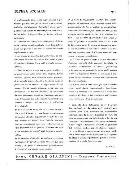 Difesa sociale rivista di igiene, previdenza ed assistenza