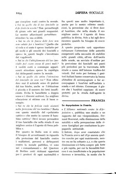 Difesa sociale rivista di igiene, previdenza ed assistenza