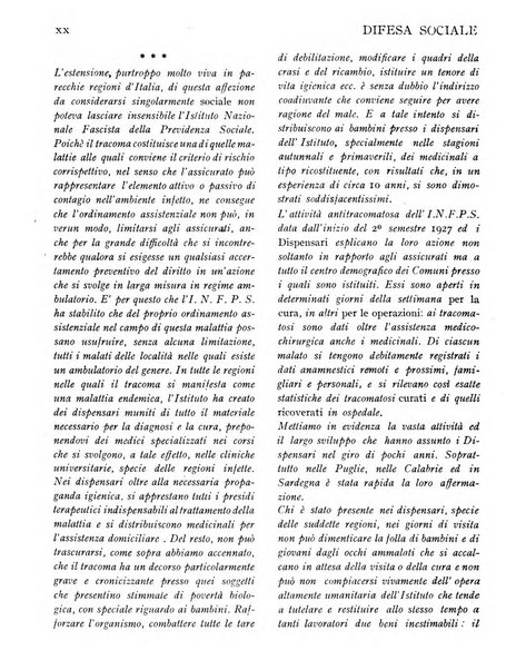 Difesa sociale rivista di igiene, previdenza ed assistenza