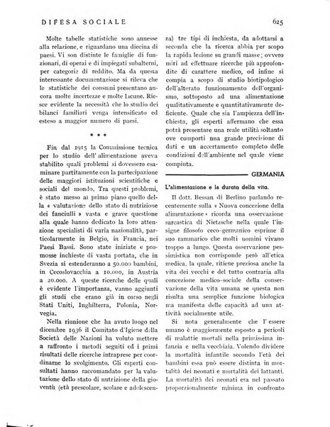 Difesa sociale rivista di igiene, previdenza ed assistenza