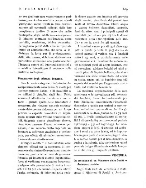 Difesa sociale rivista di igiene, previdenza ed assistenza