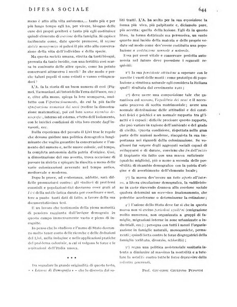 Difesa sociale rivista di igiene, previdenza ed assistenza