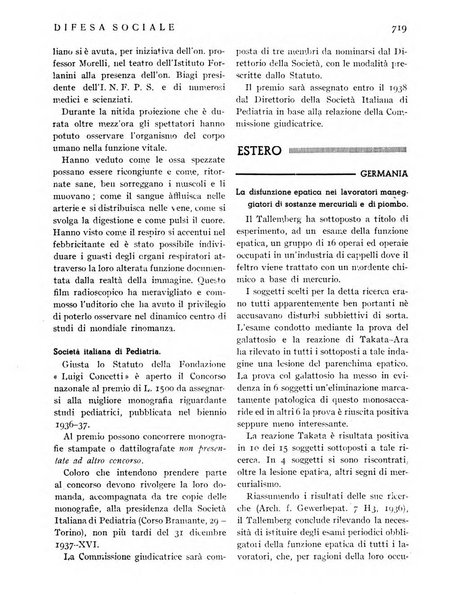 Difesa sociale rivista di igiene, previdenza ed assistenza