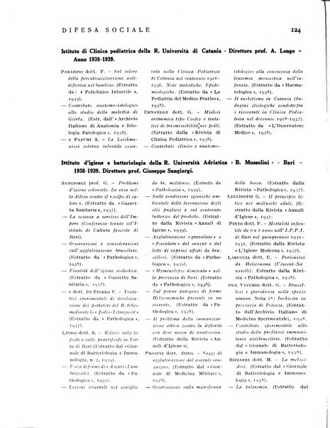 Difesa sociale rivista di igiene, previdenza ed assistenza