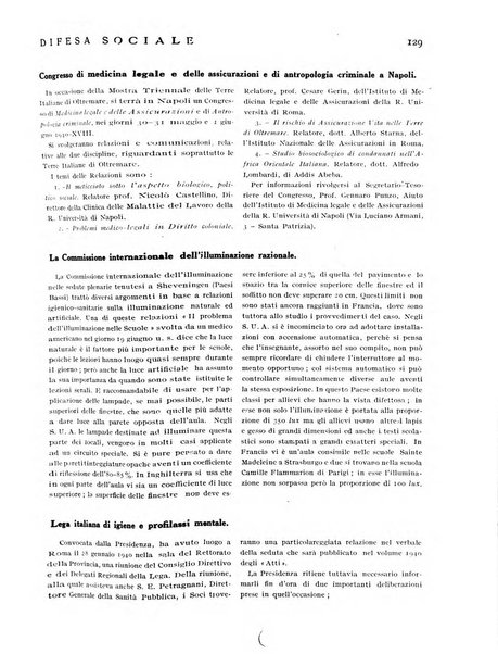 Difesa sociale rivista di igiene, previdenza ed assistenza