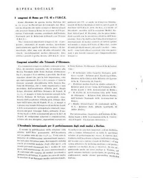 Difesa sociale rivista di igiene, previdenza ed assistenza