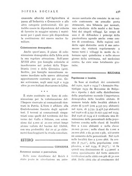 Difesa sociale rivista di igiene, previdenza ed assistenza