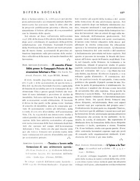 Difesa sociale rivista di igiene, previdenza ed assistenza