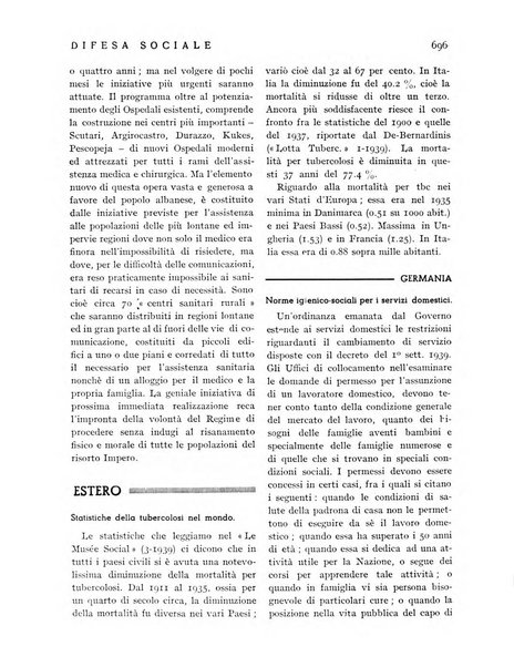 Difesa sociale rivista di igiene, previdenza ed assistenza