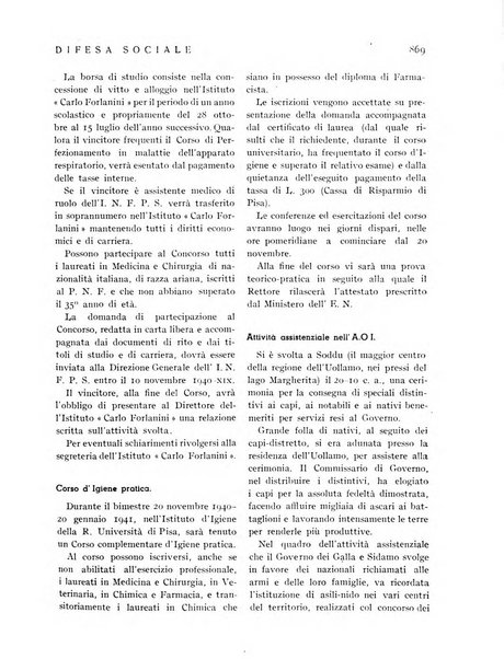 Difesa sociale rivista di igiene, previdenza ed assistenza