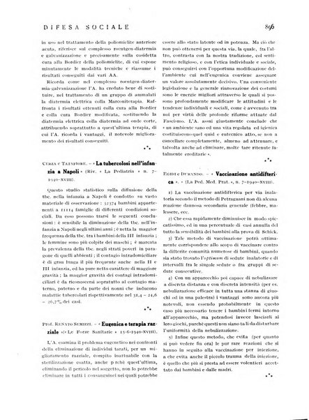 Difesa sociale rivista di igiene, previdenza ed assistenza