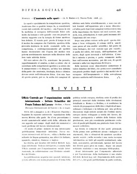 Difesa sociale rivista di igiene, previdenza ed assistenza