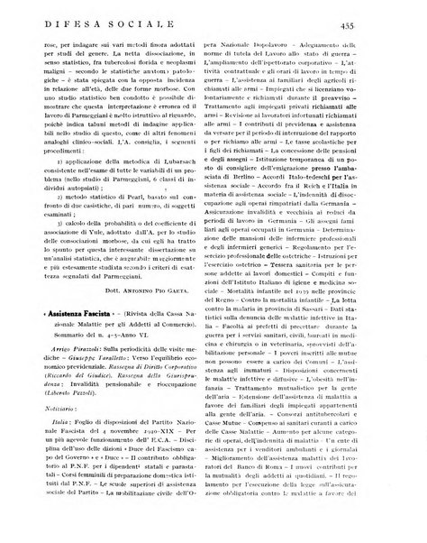 Difesa sociale rivista di igiene, previdenza ed assistenza