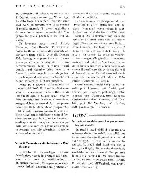 Difesa sociale rivista di igiene, previdenza ed assistenza