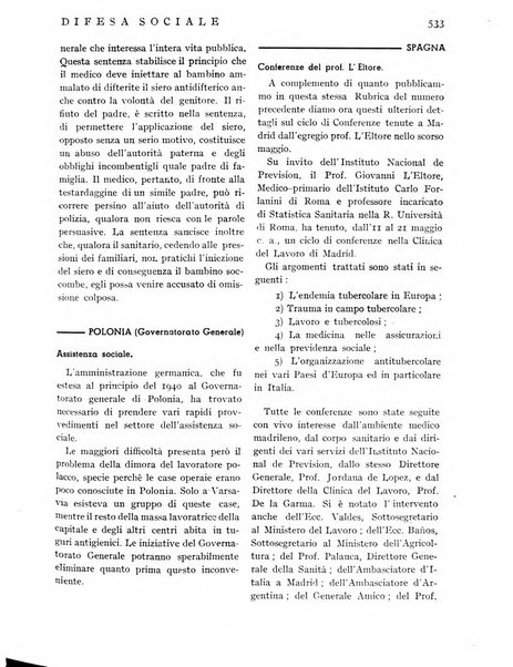 Difesa sociale rivista di igiene, previdenza ed assistenza