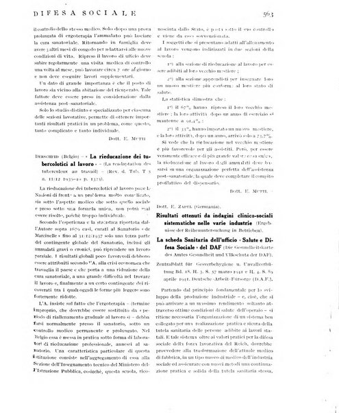 Difesa sociale rivista di igiene, previdenza ed assistenza