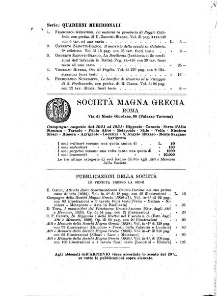 Archivio storico per la Calabria e la Lucania