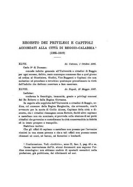 Archivio storico per la Calabria e la Lucania