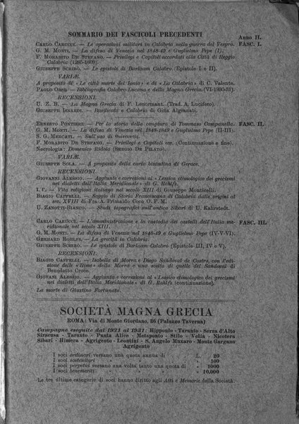 Archivio storico per la Calabria e la Lucania