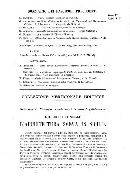 Archivio storico per la Calabria e la Lucania