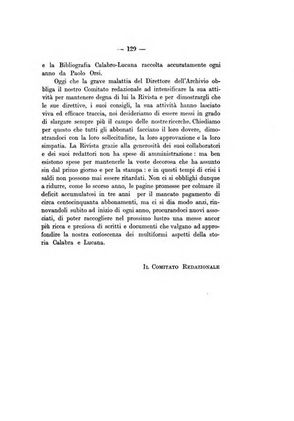 Archivio storico per la Calabria e la Lucania