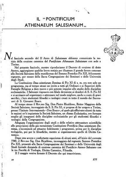 Salesianum periodicum internationale trimestre