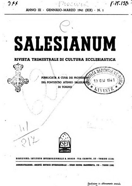 Salesianum periodicum internationale trimestre