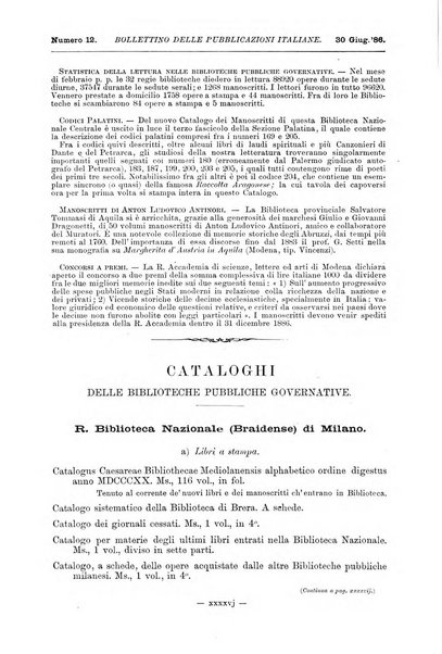 Bollettino delle pubblicazioni italiane ricevute per diritto di stampa