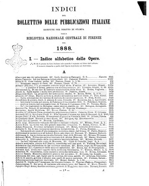 Bollettino delle pubblicazioni italiane ricevute per diritto di stampa