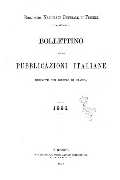 Bollettino delle pubblicazioni italiane ricevute per diritto di stampa