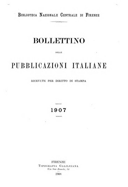 Bollettino delle pubblicazioni italiane ricevute per diritto di stampa