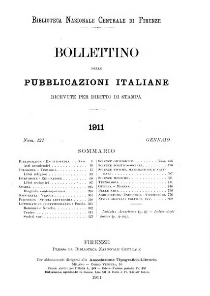 Bollettino delle pubblicazioni italiane ricevute per diritto di stampa