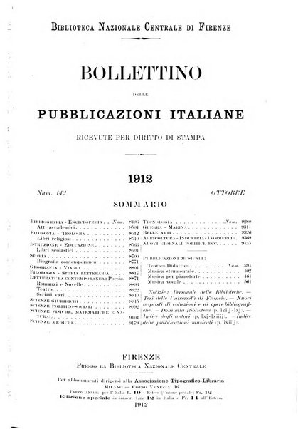 Bollettino delle pubblicazioni italiane ricevute per diritto di stampa