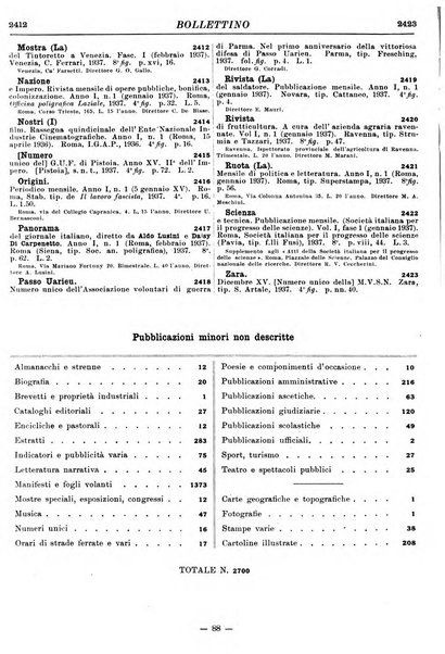 Bollettino delle pubblicazioni italiane ricevute per diritto di stampa