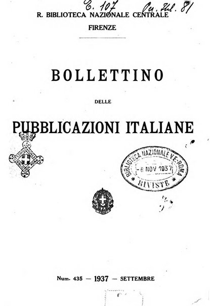 Bollettino delle pubblicazioni italiane ricevute per diritto di stampa